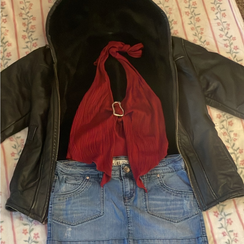 Black Leather Jacket for Women